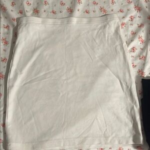 White Mini Skirt